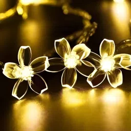 ENORMITY Yellow Rice Flower String Lights-54