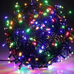 SPARK WORLD Green & Blue Rice Shape LED Fairy String Lights-54
