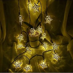 ENORMITY Yellow Star Shape String Lights image 1