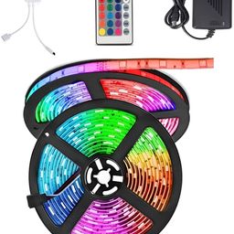 ENORMITY Pink & Blue Rice Shaped String Lights-10