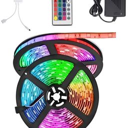 ENORMITY Purple & Blue  Rice Shape Rope String Lights-6
