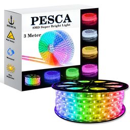 ENORMITY Purple & Blue Rice Shape Rope String Light-13