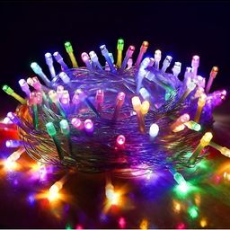 ENORMITY Green & Blue Rice Shape Bulb String Lights-88