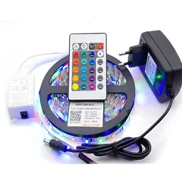 ENORMITY Blue & Green Rice Shape String Lights-29