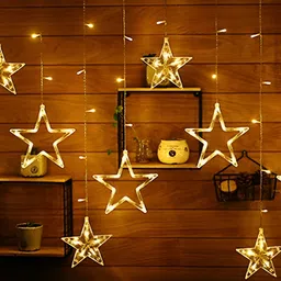 ENORMITY Yellow Star Shape String Lights-47