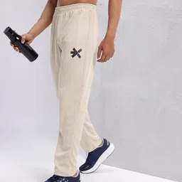 HRX by Hrithik Roshan Men Brand Logo Detail Rapid-Dry Running Track Pants-picture-33