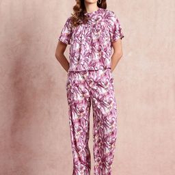 all about you Floral Printed Co-Ord Set-image-87