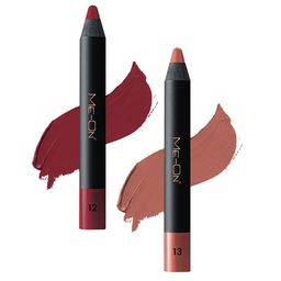ME-ON 2-Pcs Photoface Long-Lasting Lip Crayon - Shade 12 & 13-33
