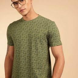 French Connection Brand Logo Printed Pure Cotton T-shirt-image-92