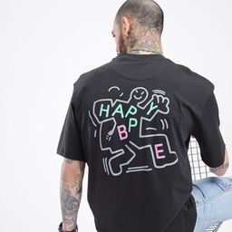 glitchez Downtown Dope Printed Oversized T-shirt-image-36