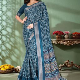 TIRA Ethnic Motifs Zari Saree-image-39