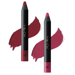 ME-ON Set of 2 Photoface Long Lasting Lip Crayon - 3.6g Each - Shade 12-18-2