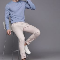 Louis Philippe Embroidered Brand Logo Detailed Pullover-image-43