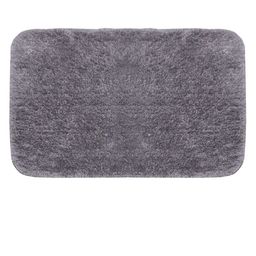 BIANCA Grey Solid 1850 GSM Rectangular Bath Rug image 2