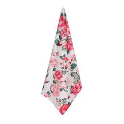 SWAYAM Unisex Pink & Off-White Printed Cotton Kitchen Linen Set image 5