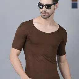 Dollar Pack Of 2 Pure Cotton Innerwear Vests MLHVE-02-PO2-ASST-image-66
