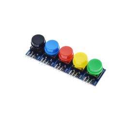 Big Key Button Module Tactile Push Button Set Electronic Building Block For DIY & Prototyping Pack of 5 Set - RS3915 Big Key Button Module Tactile Push Button Set Electronic Building Block For DIY & Prototyping Pack of 5 Set - RS3915 image 1