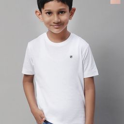 Friskers Boys White 2 Pockets T-shirt-image-47