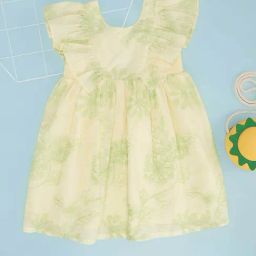 Pantaloons Junior Yellow Dress-image-2