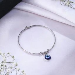NVR Silver-Plated Evil Eye Rakhi with Roli Chawal-29