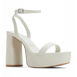 Aldo Women's VALALANNON White Ankle Strap Sandals-image-51