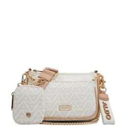 Aldo Beige Printed Small Sling Handbag With Pouch-picture-7