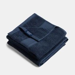 Jockey Essentials Navy Cotton Terry Ultrasoft Hand Towel - Set of 2-image-57