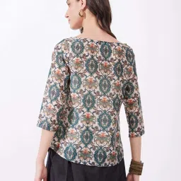Fablestreet Multicolored Printed Top image 2