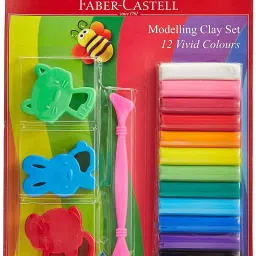 Faber-Castell Modelling Clay With Toys (Set of 12 )-(120894 )-12