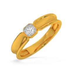 Kisna Diamond & Gold Jewellery Delilah for her 14k (585) Diamond & Gold Ring For Women-image-55