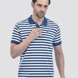 Numero Uno Cobalt Regular Fit Striped Polo T-Shirt-picture-44