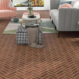 Asian royal Brown Printed Self Adhesive Floor Covering Wallpaper-image-93
