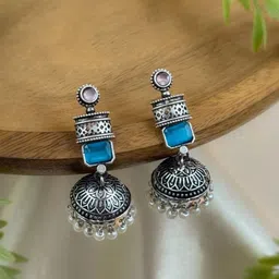 NAMAN ARTS Contemporary Jhumkas Earrings-1