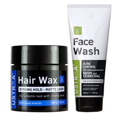 Ustraa Men Acne Control Face Wash & Strong Hold Hair Gel 200g each-image-18