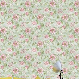 Jaamso Royals Green & Pink Flower & Leaves Self-Adhesive Wallpaper-image-14
