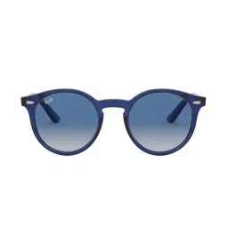 Ray-Ban 0RJ9064S Sky Blue Gradient Junior Sole Round Sunglasses - 44.1 mm - Kids-image-75