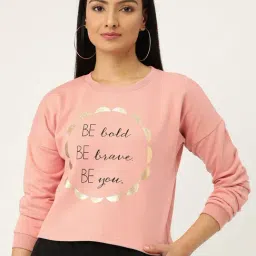 Sera Pink Graphic Print Crop Sweatshirt-picture-41