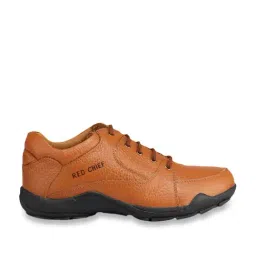 Red Chief Tan Leather Casual Shoes-image-16