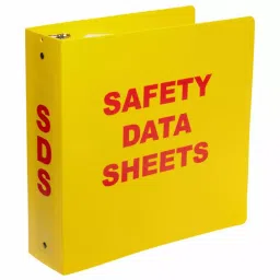 BRADY 2-1/2 inch Ring Size Binder with Chain, 3ZM63-9