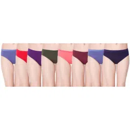 Dollar Missy Multicolor Cotton Hipster Panty (Pack  of 8)-13