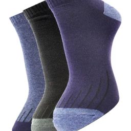 Dollar Multi Cotton Free Size Self Pattern Socks - Pack of 3-image-14