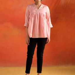 Jaipur Kurti Pink A-Line Top-picture-29