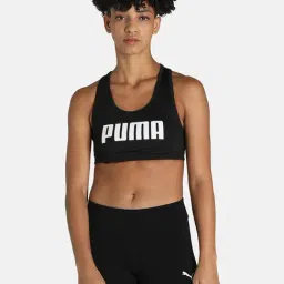 Puma Black Wireless Padded Sports Bra-image-18