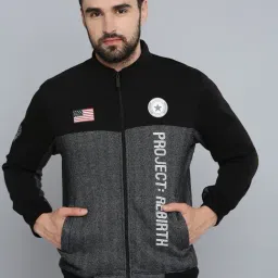 Showoff Grey Cotton Regular Fit Printed Sweatshirt-picture-11