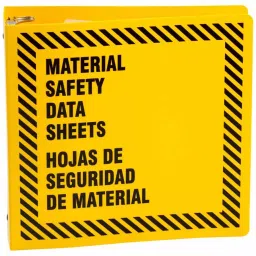 BRADY 76.2 mm (3 Inch) Ring Size Binder with Chain, 9F338-image-35