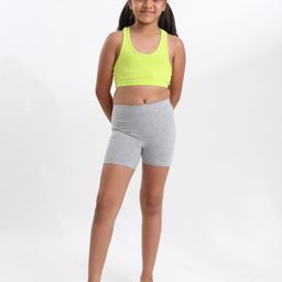 mackly Girls Full Coverage Non Padded Cotton Beginners Bra With Inner Shorts-picture-18