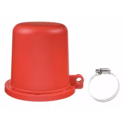 BRADY Safety Cover and Plug Valve Lockout Red, 4TWF9-4