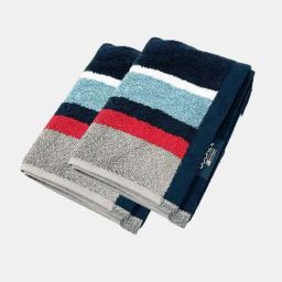 Jockey USA Originals Deep Navy Cotton Rich Terry Ultrasoft Hand Towel - Set of 2-image-79