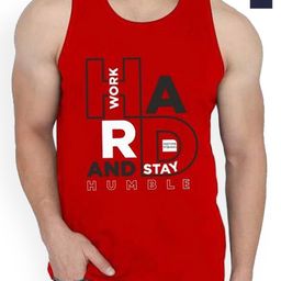 Woostro Men Pack Of 2 Printed Gym Vests RS26 CMB (MORE NAVY) (HARD RED)-image-43