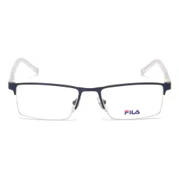 Fila Blue Rectangular Eye Frames for Men image 2
